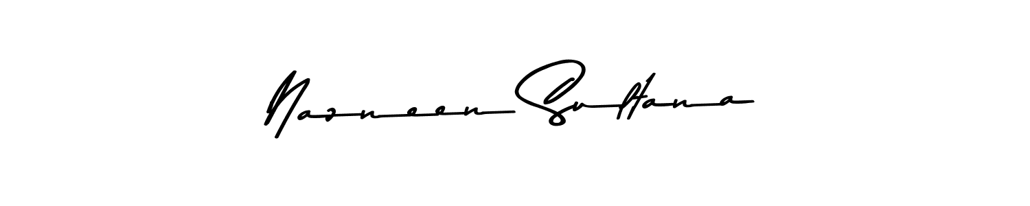 Use a signature maker to create a handwritten signature online. With this signature software, you can design (Asem Kandis PERSONAL USE) your own signature for name Nazneen Sultana. Nazneen Sultana signature style 9 images and pictures png