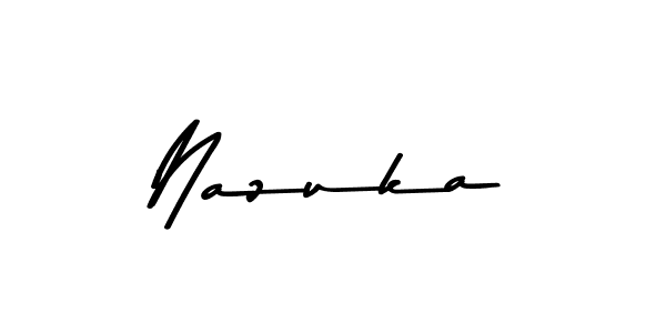 Nazuka stylish signature style. Best Handwritten Sign (Asem Kandis PERSONAL USE) for my name. Handwritten Signature Collection Ideas for my name Nazuka. Nazuka signature style 9 images and pictures png