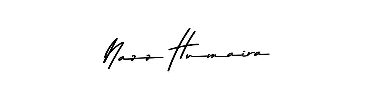 Asem Kandis PERSONAL USE is a professional signature style that is perfect for those who want to add a touch of class to their signature. It is also a great choice for those who want to make their signature more unique. Get Nazz Humaira name to fancy signature for free. Nazz Humaira signature style 9 images and pictures png
