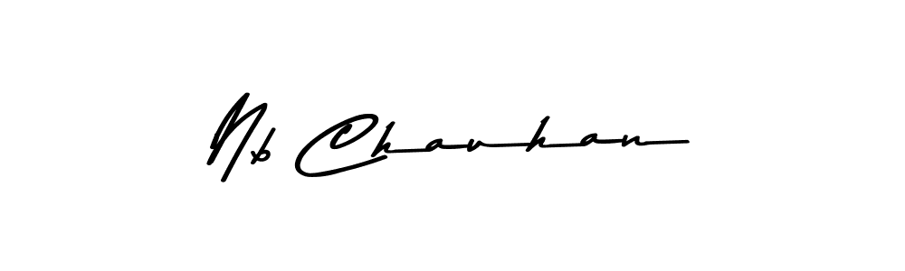 Nb Chauhan stylish signature style. Best Handwritten Sign (Asem Kandis PERSONAL USE) for my name. Handwritten Signature Collection Ideas for my name Nb Chauhan. Nb Chauhan signature style 9 images and pictures png