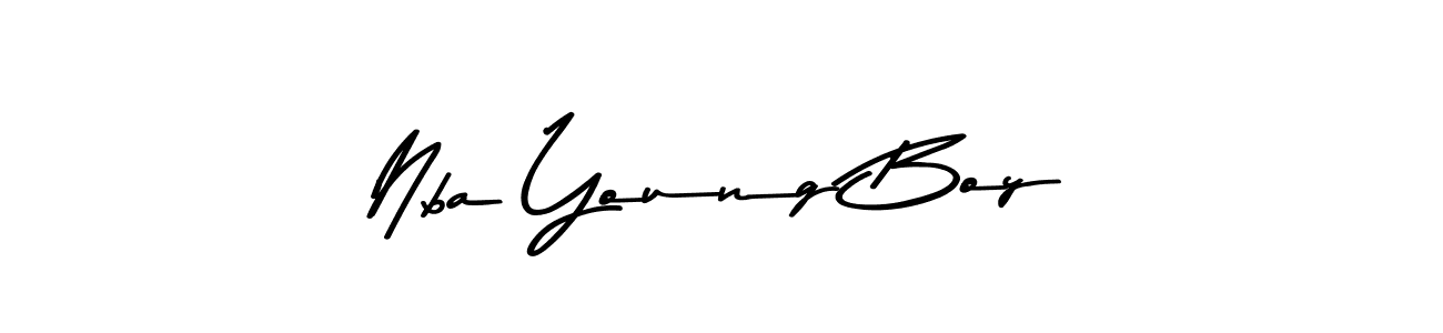 Nba Young Boy stylish signature style. Best Handwritten Sign (Asem Kandis PERSONAL USE) for my name. Handwritten Signature Collection Ideas for my name Nba Young Boy. Nba Young Boy signature style 9 images and pictures png