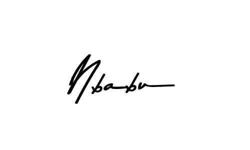 Make a beautiful signature design for name Nbabu. Use this online signature maker to create a handwritten signature for free. Nbabu signature style 9 images and pictures png