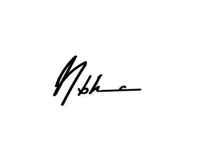 Also You can easily find your signature by using the search form. We will create Nbhc name handwritten signature images for you free of cost using Asem Kandis PERSONAL USE sign style. Nbhc signature style 9 images and pictures png