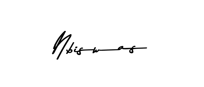 Make a beautiful signature design for name Nbiswas. Use this online signature maker to create a handwritten signature for free. Nbiswas signature style 9 images and pictures png