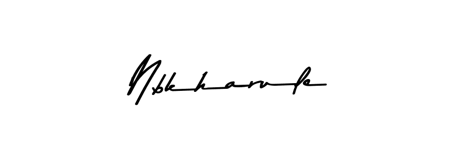 The best way (Asem Kandis PERSONAL USE) to make a short signature is to pick only two or three words in your name. The name Nbkharule include a total of six letters. For converting this name. Nbkharule signature style 9 images and pictures png