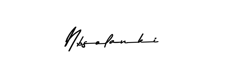 The best way (Asem Kandis PERSONAL USE) to make a short signature is to pick only two or three words in your name. The name Nbsolanki include a total of six letters. For converting this name. Nbsolanki signature style 9 images and pictures png