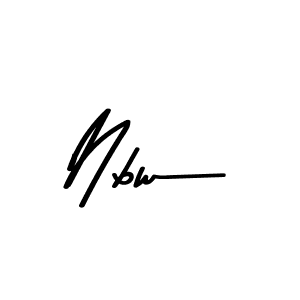 Use a signature maker to create a handwritten signature online. With this signature software, you can design (Asem Kandis PERSONAL USE) your own signature for name Nbw. Nbw signature style 9 images and pictures png