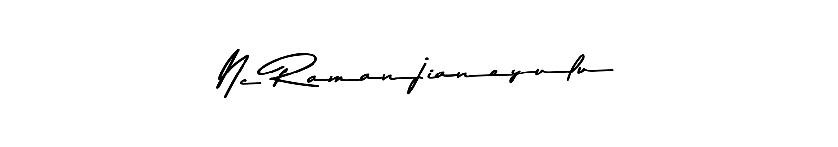 Nc Ramanjianeyulu stylish signature style. Best Handwritten Sign (Asem Kandis PERSONAL USE) for my name. Handwritten Signature Collection Ideas for my name Nc Ramanjianeyulu. Nc Ramanjianeyulu signature style 9 images and pictures png