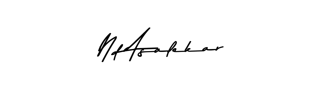 You can use this online signature creator to create a handwritten signature for the name Nd Asalekar. This is the best online autograph maker. Nd Asalekar signature style 9 images and pictures png