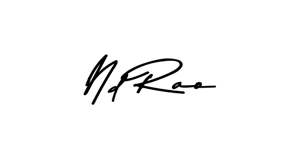 Use a signature maker to create a handwritten signature online. With this signature software, you can design (Asem Kandis PERSONAL USE) your own signature for name Nd Rao. Nd Rao signature style 9 images and pictures png