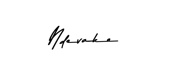How to make Ndevake name signature. Use Asem Kandis PERSONAL USE style for creating short signs online. This is the latest handwritten sign. Ndevake signature style 9 images and pictures png