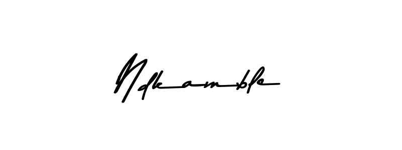 Ndkamble stylish signature style. Best Handwritten Sign (Asem Kandis PERSONAL USE) for my name. Handwritten Signature Collection Ideas for my name Ndkamble. Ndkamble signature style 9 images and pictures png