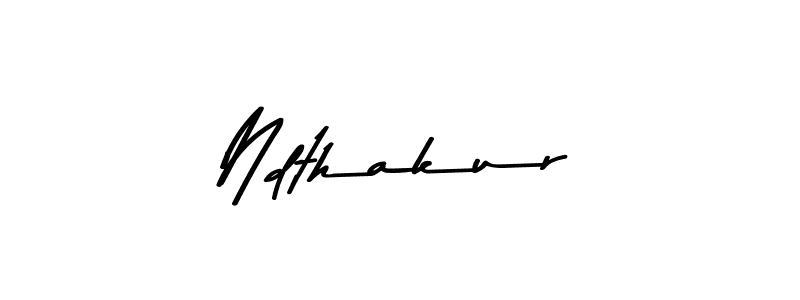 How to make Ndthakur signature? Asem Kandis PERSONAL USE is a professional autograph style. Create handwritten signature for Ndthakur name. Ndthakur signature style 9 images and pictures png