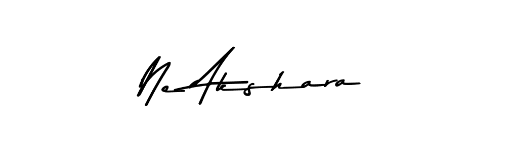 Design your own signature with our free online signature maker. With this signature software, you can create a handwritten (Asem Kandis PERSONAL USE) signature for name Ne Akshara. Ne Akshara signature style 9 images and pictures png