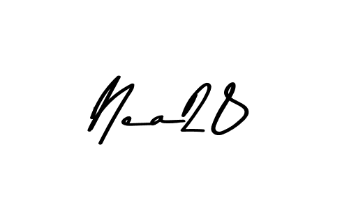 How to Draw Nea28 signature style? Asem Kandis PERSONAL USE is a latest design signature styles for name Nea28. Nea28 signature style 9 images and pictures png