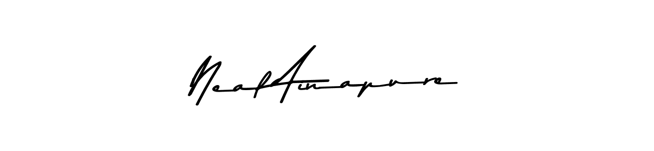 How to make Neal Ainapure signature? Asem Kandis PERSONAL USE is a professional autograph style. Create handwritten signature for Neal Ainapure name. Neal Ainapure signature style 9 images and pictures png