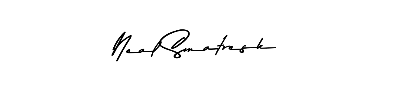 How to make Neal Smatresk signature? Asem Kandis PERSONAL USE is a professional autograph style. Create handwritten signature for Neal Smatresk name. Neal Smatresk signature style 9 images and pictures png