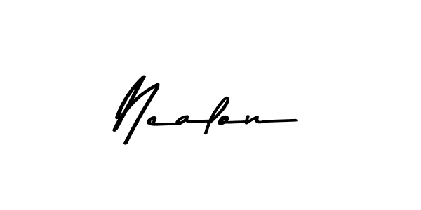 Use a signature maker to create a handwritten signature online. With this signature software, you can design (Asem Kandis PERSONAL USE) your own signature for name Nealon. Nealon signature style 9 images and pictures png