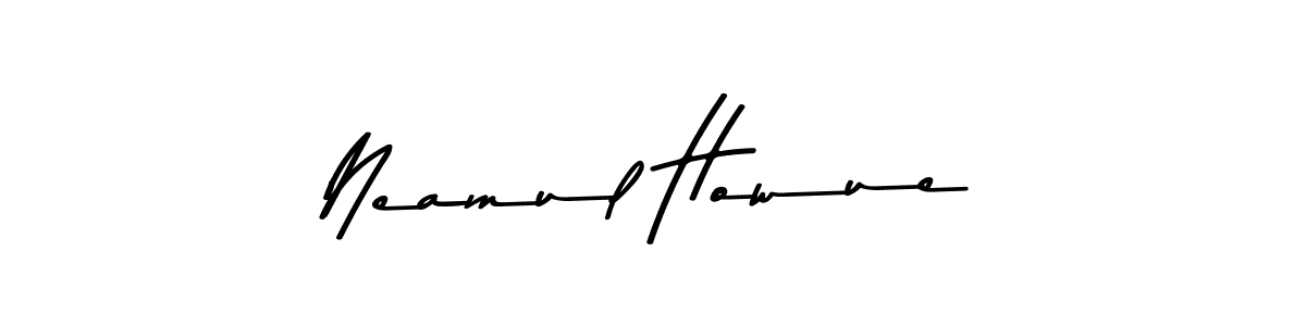 Use a signature maker to create a handwritten signature online. With this signature software, you can design (Asem Kandis PERSONAL USE) your own signature for name Neamul Howue. Neamul Howue signature style 9 images and pictures png