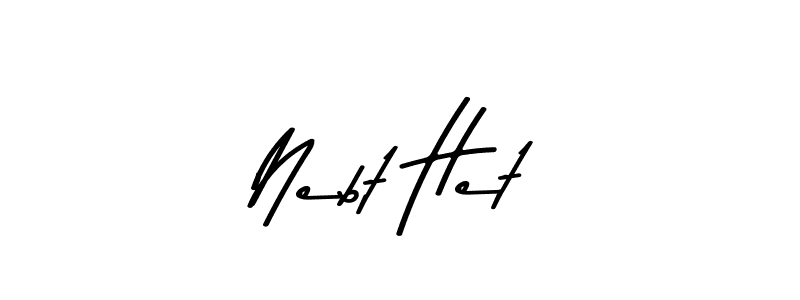 You can use this online signature creator to create a handwritten signature for the name Nebt Het. This is the best online autograph maker. Nebt Het signature style 9 images and pictures png