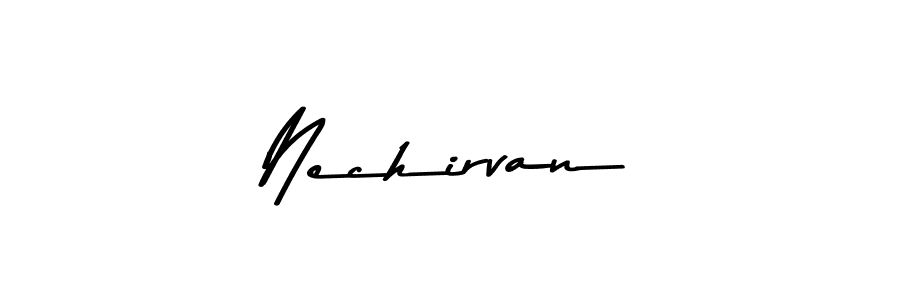 How to make Nechirvan name signature. Use Asem Kandis PERSONAL USE style for creating short signs online. This is the latest handwritten sign. Nechirvan signature style 9 images and pictures png
