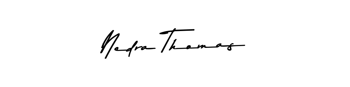 Use a signature maker to create a handwritten signature online. With this signature software, you can design (Asem Kandis PERSONAL USE) your own signature for name Nedra Thomas. Nedra Thomas signature style 9 images and pictures png