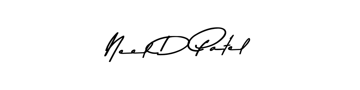 How to make Neel D Patel signature? Asem Kandis PERSONAL USE is a professional autograph style. Create handwritten signature for Neel D Patel name. Neel D Patel signature style 9 images and pictures png