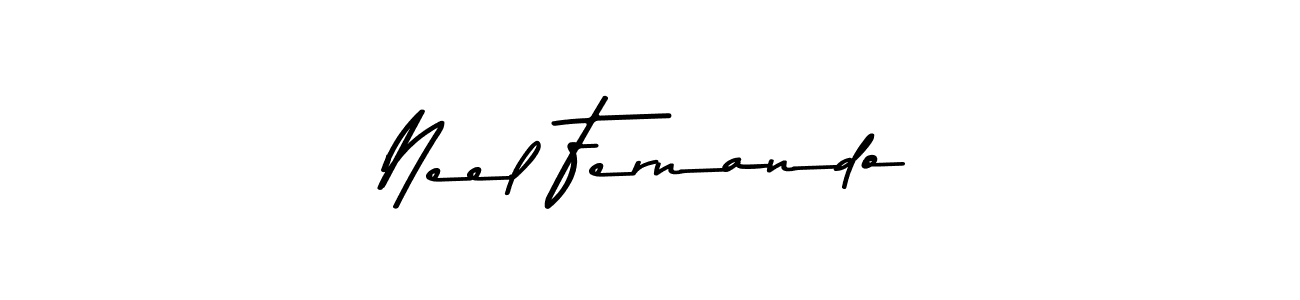 Neel Fernando stylish signature style. Best Handwritten Sign (Asem Kandis PERSONAL USE) for my name. Handwritten Signature Collection Ideas for my name Neel Fernando. Neel Fernando signature style 9 images and pictures png
