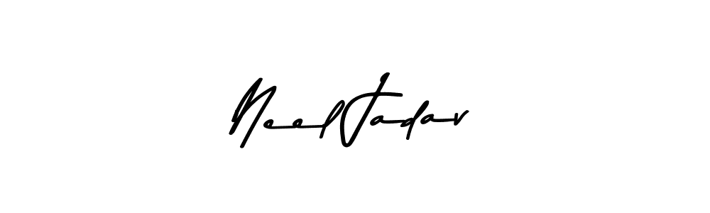 Make a beautiful signature design for name Neel Jadav. With this signature (Asem Kandis PERSONAL USE) style, you can create a handwritten signature for free. Neel Jadav signature style 9 images and pictures png