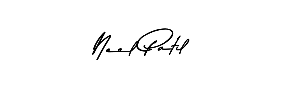 Design your own signature with our free online signature maker. With this signature software, you can create a handwritten (Asem Kandis PERSONAL USE) signature for name Neel Patil. Neel Patil signature style 9 images and pictures png