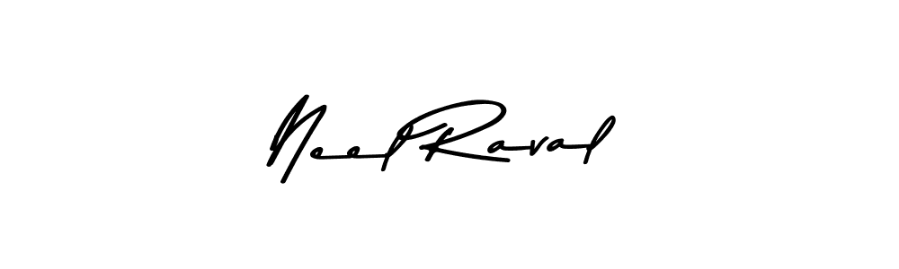 How to make Neel Raval signature? Asem Kandis PERSONAL USE is a professional autograph style. Create handwritten signature for Neel Raval name. Neel Raval signature style 9 images and pictures png