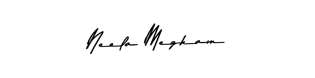 Design your own signature with our free online signature maker. With this signature software, you can create a handwritten (Asem Kandis PERSONAL USE) signature for name Neela Megham. Neela Megham signature style 9 images and pictures png