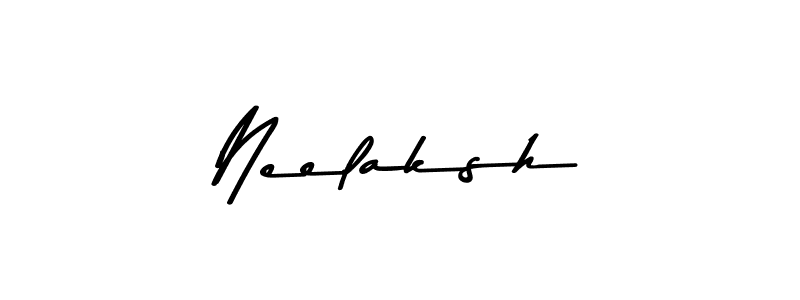 How to make Neelaksh signature? Asem Kandis PERSONAL USE is a professional autograph style. Create handwritten signature for Neelaksh name. Neelaksh signature style 9 images and pictures png