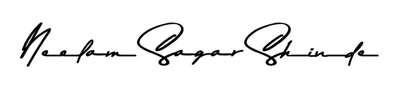 Create your official email sign-off with Neelam Sagar Shinde name in Asem Kandis PERSONAL USE style. Crisp, clean, and perfectly legible across all screens. Neelam Sagar Shinde signature style 9 images and pictures png