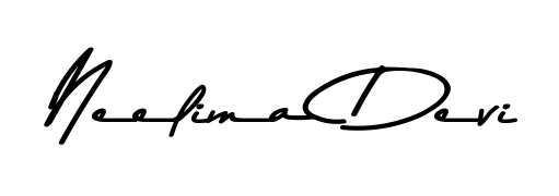 A dynamic signature style for Neelima Devi using Asem Kandis PERSONAL USE script. Designed to look authentic, handwritten, and professional. Neelima Devi signature style 9 images and pictures png