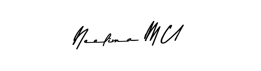 Also we have Neelima M U name is the best signature style. Create professional handwritten signature collection using Asem Kandis PERSONAL USE autograph style. Neelima M U signature style 9 images and pictures png