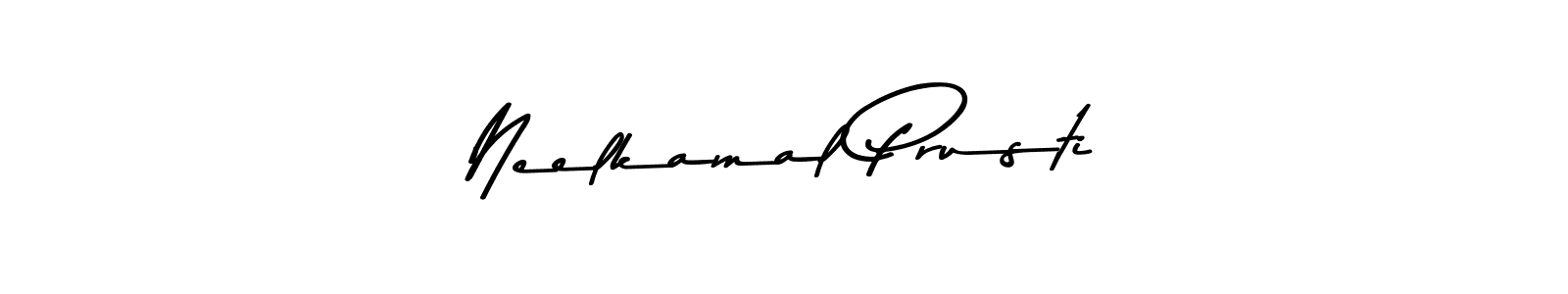 Make a short Neelkamal Prusti signature style. Manage your documents anywhere anytime using Asem Kandis PERSONAL USE. Create and add eSignatures, submit forms, share and send files easily. Neelkamal Prusti signature style 9 images and pictures png