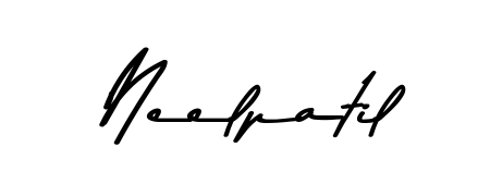 Looking for an artistic signature for Neelpatil? The Asem Kandis PERSONAL USE calligraphy style gives a sophisticated flow suitable for business cards and emails. Neelpatil signature style 9 images and pictures png