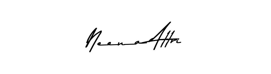 Make a beautiful signature design for name Neena Attri. With this signature (Asem Kandis PERSONAL USE) style, you can create a handwritten signature for free. Neena Attri signature style 9 images and pictures png
