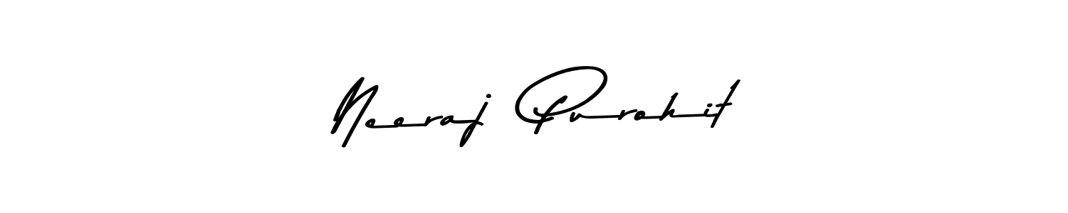 Use a signature maker to create a handwritten signature online. With this signature software, you can design (Asem Kandis PERSONAL USE) your own signature for name Neeraj  Purohit. Neeraj  Purohit signature style 9 images and pictures png