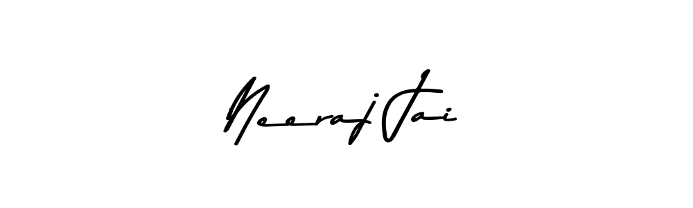 Create a beautiful signature design for name Neeraj Jai. With this signature (Asem Kandis PERSONAL USE) fonts, you can make a handwritten signature for free. Neeraj Jai signature style 9 images and pictures png