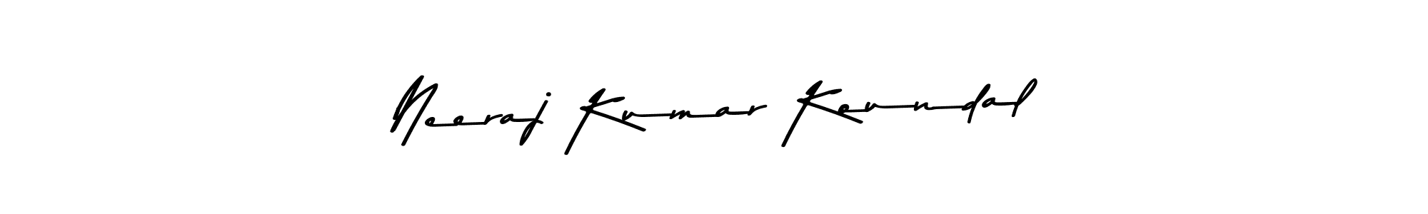 Also we have Neeraj Kumar Koundal name is the best signature style. Create professional handwritten signature collection using Asem Kandis PERSONAL USE autograph style. Neeraj Kumar Koundal signature style 9 images and pictures png