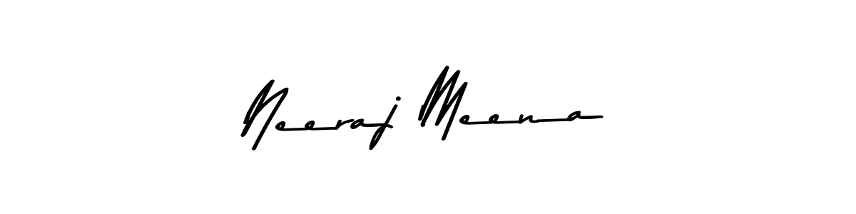 Design your own signature with our free online signature maker. With this signature software, you can create a handwritten (Asem Kandis PERSONAL USE) signature for name Neeraj Meena. Neeraj Meena signature style 9 images and pictures png