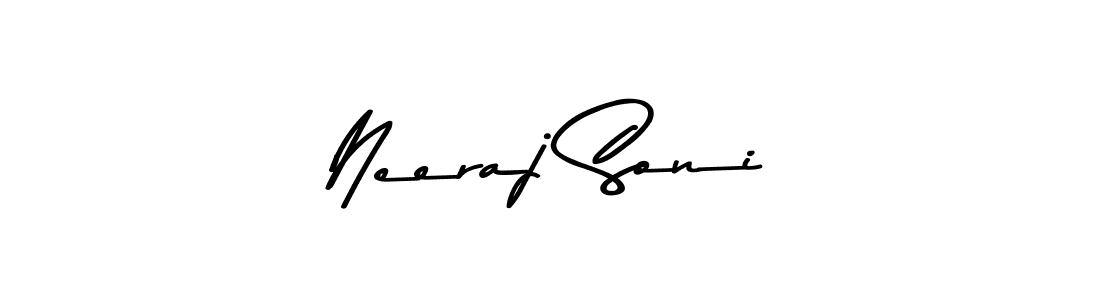 Design your own signature with our free online signature maker. With this signature software, you can create a handwritten (Asem Kandis PERSONAL USE) signature for name Neeraj Soni. Neeraj Soni signature style 9 images and pictures png