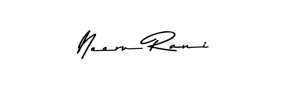 How to make Neeru Rani signature? Asem Kandis PERSONAL USE is a professional autograph style. Create handwritten signature for Neeru Rani name. Neeru Rani signature style 9 images and pictures png