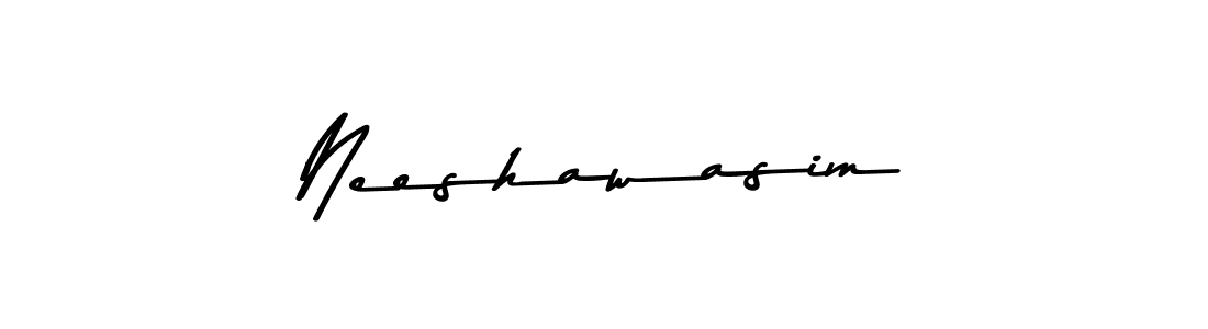 Neeshawasim stylish signature style. Best Handwritten Sign (Asem Kandis PERSONAL USE) for my name. Handwritten Signature Collection Ideas for my name Neeshawasim. Neeshawasim signature style 9 images and pictures png