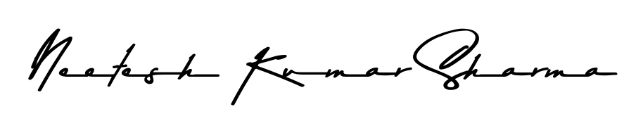 How to make Neetesh Kumar Sharma name signature. Use Asem Kandis PERSONAL USE style for creating short signs online. This is the latest handwritten sign. Neetesh Kumar Sharma signature style 9 images and pictures png