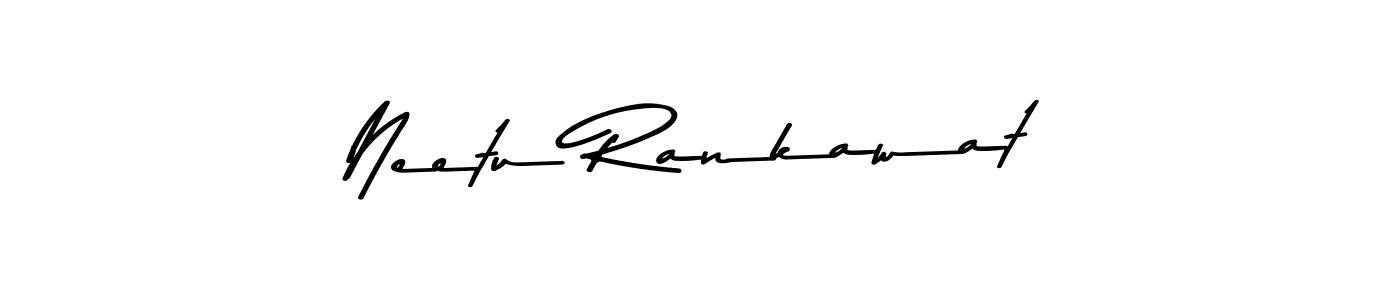 You should practise on your own different ways (Asem Kandis PERSONAL USE) to write your name (Neetu Rankawat) in signature. don't let someone else do it for you. Neetu Rankawat signature style 9 images and pictures png