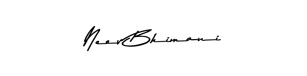 Here are the top 10 professional signature styles for the name Neev Bhimani. These are the best autograph styles you can use for your name. Neev Bhimani signature style 9 images and pictures png