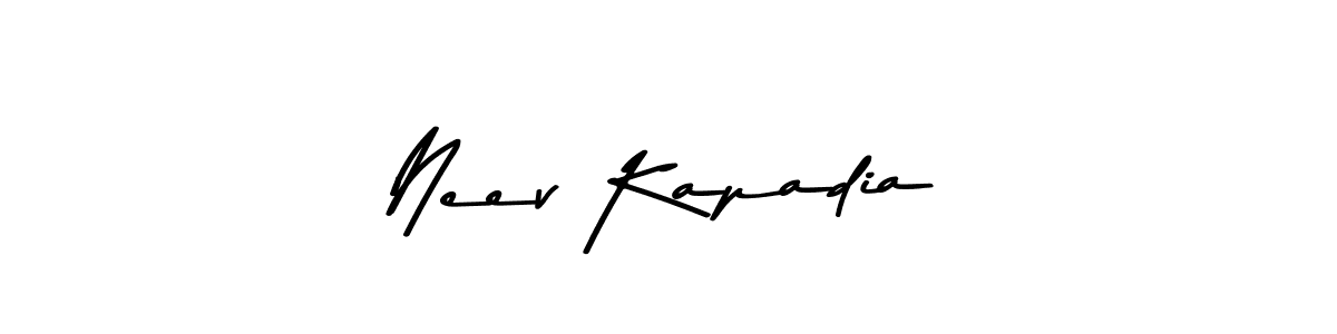 if you are searching for the best signature style for your name Neev Kapadia. so please give up your signature search. here we have designed multiple signature styles  using Asem Kandis PERSONAL USE. Neev Kapadia signature style 9 images and pictures png